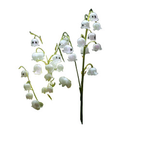 Ghostly Lily Valley Vinyl Car Decal Sticker – Waterproof & UV-Resistant 