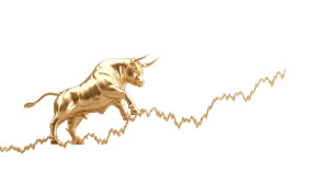 Golden Bull Graph Vinyl Car Decal Sticker – Waterproof & UV-Resistant 