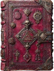 Ancient Leather Tome Vinyl Car Decal Sticker – Waterproof & UV-Resistant Ancient Leather Tome Vinyl Car Decal Sticker – Waterproof & UV-Resistant