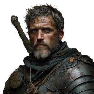 Battle-Worn Warrior V9 Vinyl Car Decal Sticker – Waterproof & UV-Resistant 