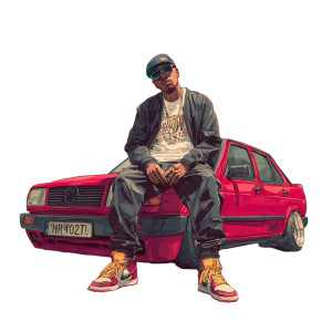 Hip Hop Star Vinyl Car Decal Sticker – Waterproof & UV-Resistant 