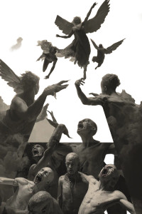 Angelic Descent V2 Vinyl Car Decal Sticker – Waterproof & UV-Resistant 