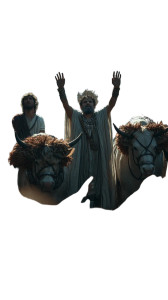 Biblical Crowd Scene V2 Vinyl Car Decal Sticker – Waterproof & UV-Resistant 