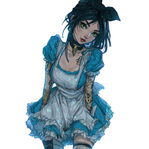 Tattooed Alice Vinyl Car Decal Sticker – Waterproof & UV-Resistant  Tattooed Alice Vinyl Car Decal Sticker – Waterproof & UV-Resistant