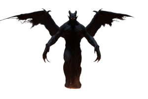 Fire Demon Render V2 Vinyl Car Decal Sticker – Waterproof & UV-Resistant 