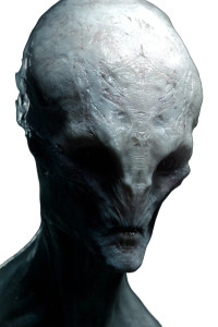 Advanced Alien Being Vinyl Car Decal Sticker – Waterproof & UV-Resistant 