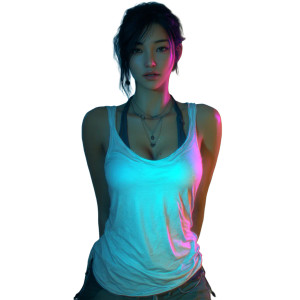 Asian Gamer Girl V2 Vinyl Car Decal Sticker – Waterproof & UV-Resistant Asian Gamer Girl V2 Vinyl Car Decal Sticker – Waterproof & UV-Resistant
