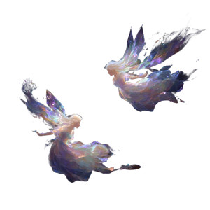 Celestial Nymphs Vinyl Car Decal Sticker – Waterproof & UV-Resistant 