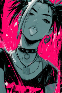 Goth Anime Girl V19 Vinyl Car Decal Sticker – Waterproof & UV-Resistant Goth Anime Girl V19 Vinyl Car Decal Sticker – Waterproof & UV-Resistant
