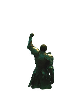 Triumphant Hero Vinyl Car Decal Sticker – Waterproof & UV-Resistant 