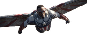 Captain America Descending Vinyl Car Decal Sticker – Waterproof & UV-Resistant 