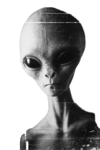 Grey Alien Still V2 Vinyl Car Decal Sticker – Waterproof & UV-Resistant 