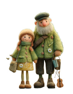 Joyful Animated Characters V3 Vinyl Car Decal Sticker – Waterproof & UV-Resistant 