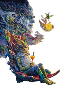 Wizard'S Beach Relaxation Vinyl Car Decal Sticker – Waterproof & UV-Resistant 