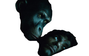 Shadowy Ape Creature Vinyl Car Decal Sticker – Waterproof & UV-Resistant 