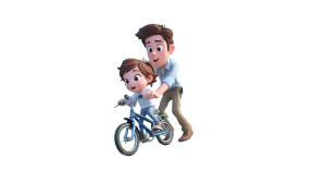 Pixar Family Bike Ride Vinyl Car Decal Sticker – Waterproof & UV-Resistant Pixar Family Bike Ride Vinyl Car Decal Sticker – Waterproof & UV-Resistant