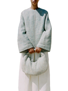 Linen Handbag Model Vinyl Car Decal Sticker – Waterproof & UV-Resistant 