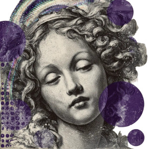 Transparent Angel Dreaming Vinyl Car Decal Sticker – Waterproof & UV-Resistant 