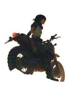 Anime Girl On Motorcycle Vinyl Car Decal Sticker – Waterproof & UV-Resistant Anime Girl On Motorcycle Vinyl Car Decal Sticker – Waterproof & UV-Resistant