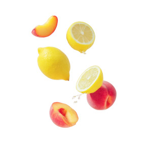 Falling Fruit Halves Vinyl Car Decal Sticker – Waterproof & UV-Resistant 