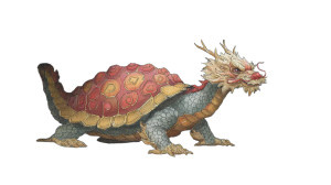 Chinese Dragon Turtle Vinyl Car Decal Sticker – Waterproof & UV-Resistant 