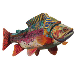 Pharaoh Trout Vinyl Car Decal Sticker – Waterproof & UV-Resistant 