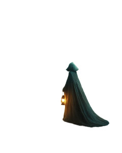 Cloaked Lantern Holder V2 Vinyl Car Decal Sticker – Waterproof & UV-Resistant 