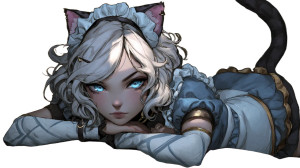 Kawaii Neko Maid Vinyl Car Decal Sticker – Waterproof & UV-Resistant Kawaii Neko Maid Vinyl Car Decal Sticker – Waterproof & UV-Resistant