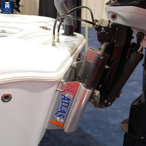 Atlas Series Outboard Motor Jack Plate | 300HP Max | Rod and Slot Lifting | Polished Aluminum