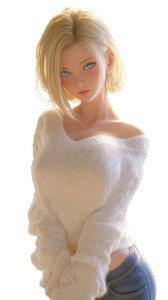 Android 18 Cg Vinyl Car Decal Sticker – Waterproof & UV-Resistant 