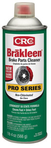 CRC Industries Brake Cleaner 05050PS Brakleen Pro Series; Single; 20 Ounce Aerosol Can; 50-State Compliant Formula With PowerJet Actuator; Used To Remove Grease/Brake Dust/Brake Fluid/Oils From Brake System CRC Industries Brake Cleaner 05050PS Brakleen Pro Series; Single; 20 Ounce Aerosol Can; 50-State Compliant Formula With PowerJet Actuator; Used To Remove Grease/Brake Dust/Brake Fluid/Oils From Brake System
