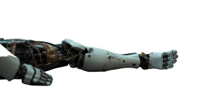 Human Leg Robot Vinyl Car Decal Sticker – Waterproof & UV-Resistant 