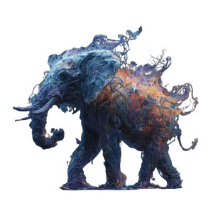 Liquid Oxygen Elephant Vinyl Car Decal Sticker – Waterproof & UV-Resistant 