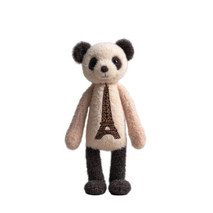 Panda Doll Vinyl Car Decal Sticker – Waterproof & UV-Resistant 