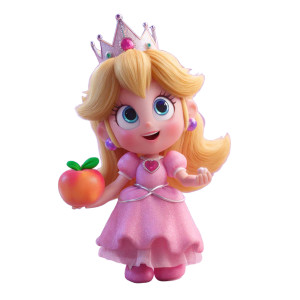 Peach Princess V2 Vinyl Car Decal Sticker – Waterproof & UV-Resistant Peach Princess V2 Vinyl Car Decal Sticker – Waterproof & UV-Resistant