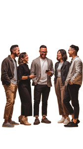 Latin Friends Chatting Vinyl Car Decal Sticker – Waterproof & UV-Resistant 