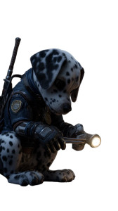 Puppy Detective V2 Vinyl Car Decal Sticker – Waterproof & UV-Resistant 