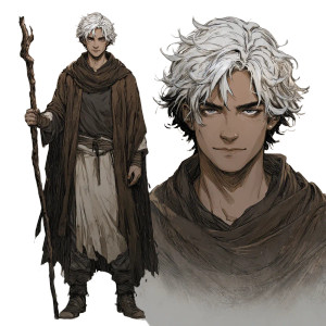 Half-Elf Mage V2 Vinyl Car Decal Sticker – Waterproof & UV-Resistant 