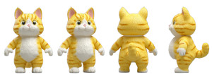 Yellow Cat Views Vinyl Car Decal Sticker – Waterproof & UV-Resistant 