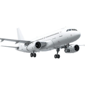 Detailed Airplane Vinyl Car Decal Sticker – Waterproof & UV-Resistant 