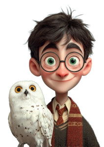 Harry Potter Cartoon V2 Vinyl Car Decal Sticker – Waterproof & UV-Resistant 