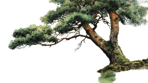 Huge Forest Tree Vinyl Car Decal Sticker – Waterproof & UV-Resistant 