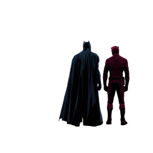 Daredevil And Batman Vinyl Car Decal Sticker – Waterproof & UV-Resistant 