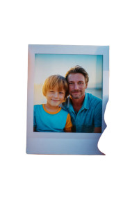 Father And Son Polaroid Vinyl Car Decal Sticker – Waterproof & UV-Resistant 