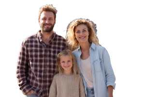 Smiling Family Home Vinyl Car Decal Sticker – Waterproof & UV-Resistant 