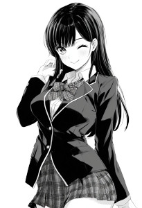 Anime Schoolgirl Winking Vinyl Car Decal Sticker – Waterproof & UV-Resistant 