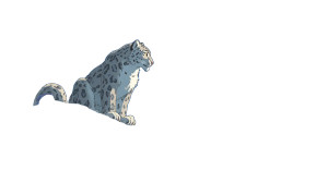 Snow Leopard Majesty V3 Vinyl Car Decal Sticker – Waterproof & UV-Resistant 