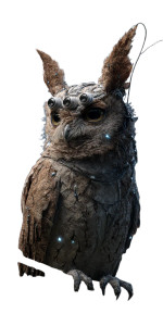 Cyborg Owl Vinyl Car Decal Sticker – Waterproof & UV-Resistant 