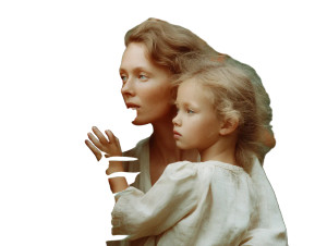 Mother And Daughter V80 Vinyl Car Decal Sticker – Waterproof & UV-Resistant 