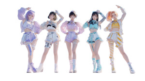 Virtual Idols Dancing Vinyl Car Decal Sticker – Waterproof & UV-Resistant 